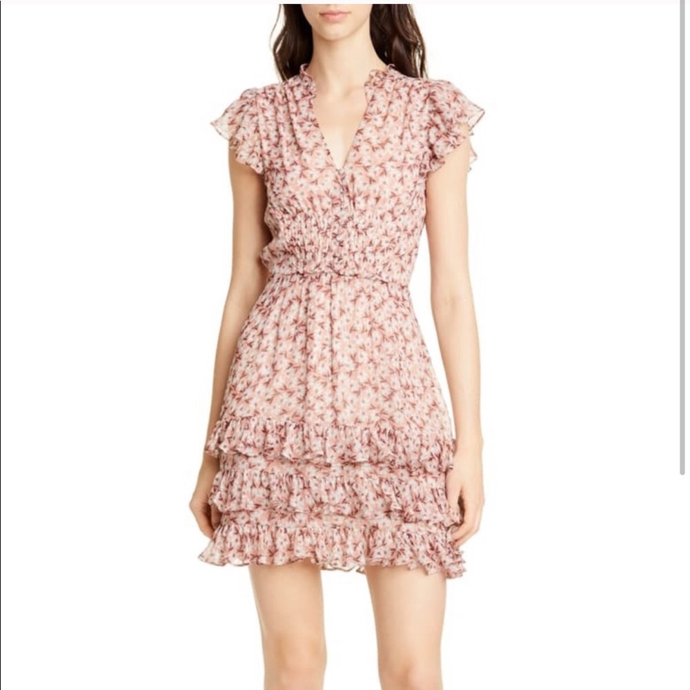 mother of bride chiffon dress Sheath Lilac the with Cape Sleeves US0 / Custom Color color:Dusty Rose She is wearing a YAY20 How to Wear a